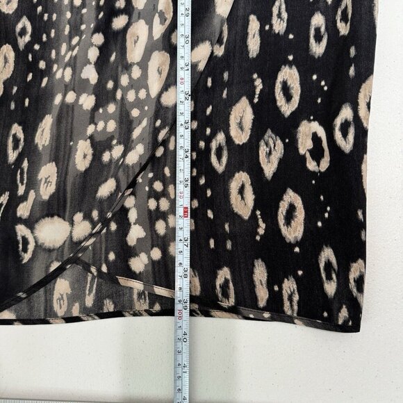 L'Agence Womens Dress 8 Gray Silk Wrap Slip Drape Cocktail Y2K 90s Dark Feminine - Picture 6 of 12